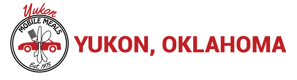 yukon mobile meals logo with yukon oklahoma to the right side